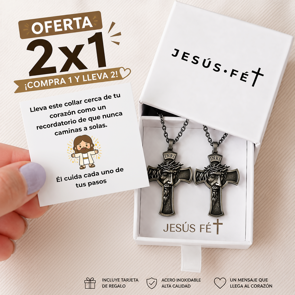 Set "Rostro Sagrado" - 2 Collares + Caja y tarjeta de Regalo